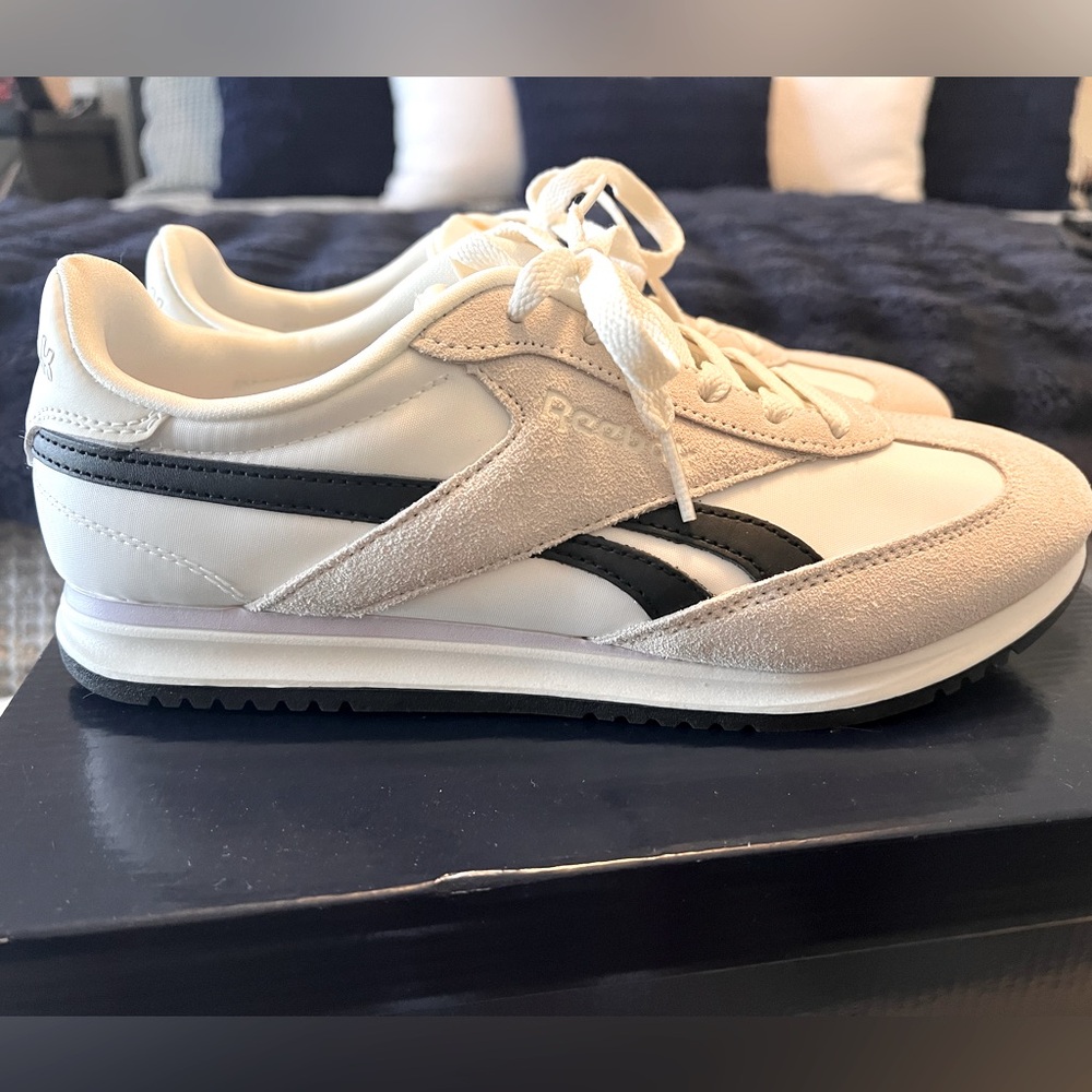 Reebok Fiori Women’s  Cream and Black Sneakers